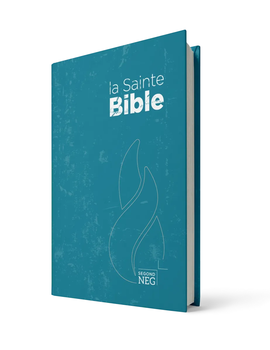 Bible Segond NEG compacte - couverture rigide imprimée bleue pacifique