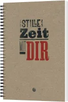 Stille Zeit mit Dir - Notizbuch - Motiv "Plakatschrift"