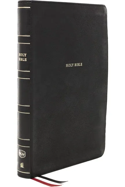 Anglais, Bible, New King James Version, gros caractères, similicuir, noir, onglets