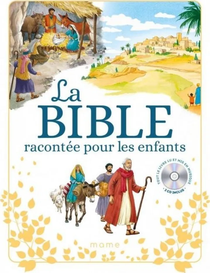 Bible racontée pour les enfants (La) - Livre + CD + Flashcode