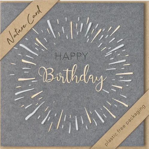 Doppelkarte Happy Birthday NC