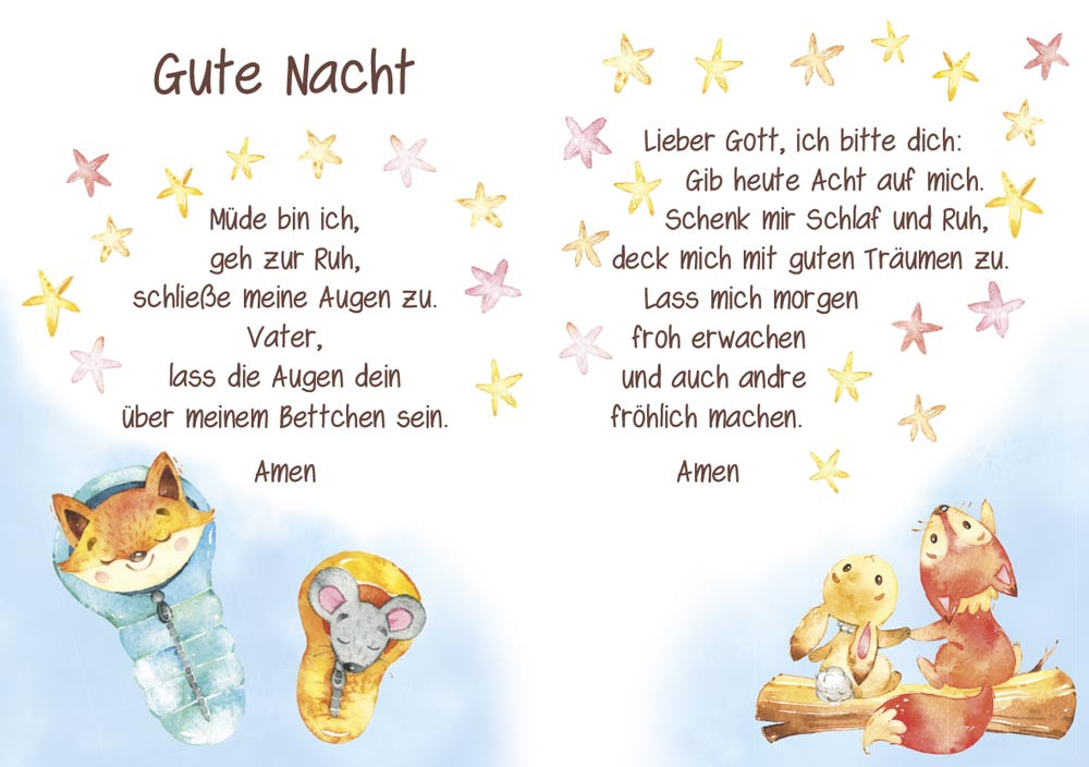 Grussheft Kindergebete - Gott hat mich lieb!