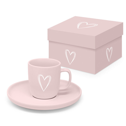 Espressotasse im Geschenkkarton 'rose' - Pure Collection