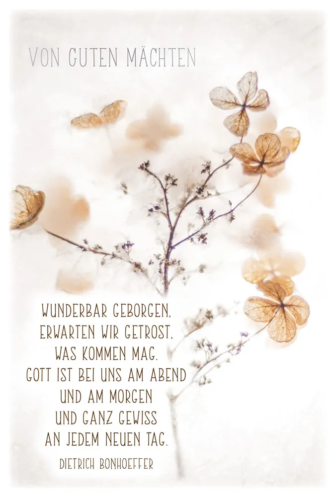 Faltkarte Trauer Wunderbar geborgen SF