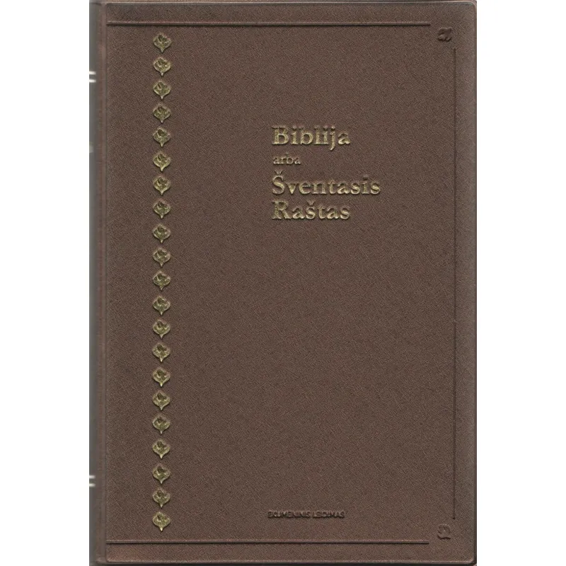 Lituanien, Bible avec deutérocanoniques, onglets, couverture souple