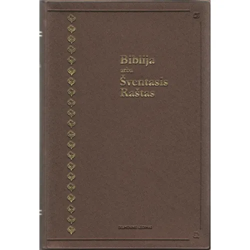 Lituanien, Bible avec deutérocanoniques, onglets, couverture souple