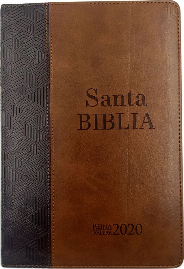 Espagnol, Bible RV 2020, ultrafine, similicuir duo café/brun - Biblia Reina Valera 2020 Ultrafina i/piel café oscuro/café claro