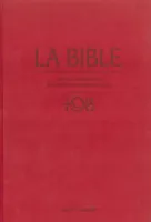 Bible d'étude TOB 2010, notes intégrales, grand format, grenat - couverture rigide, livres...