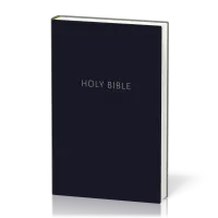 Anglais, Bible NKJV, Pew Bible, cartonnée, bleue
