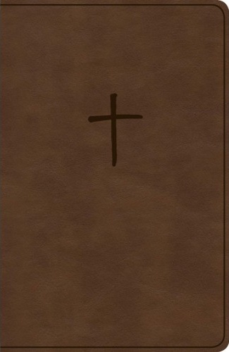 KJV Bible compacte brun simili cuir