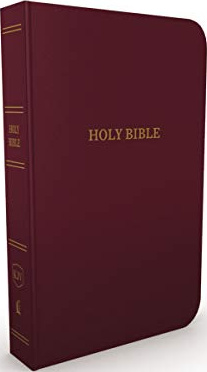 Anglais, Bible King James Version, Gift & Award Bible, bordeaux