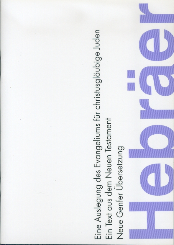 Allemand, NGÜ - épître aux Hébreux