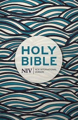 Anglais, Bible, New International Version, brochée, couverture illustrée vagues - NIV Holy Bible