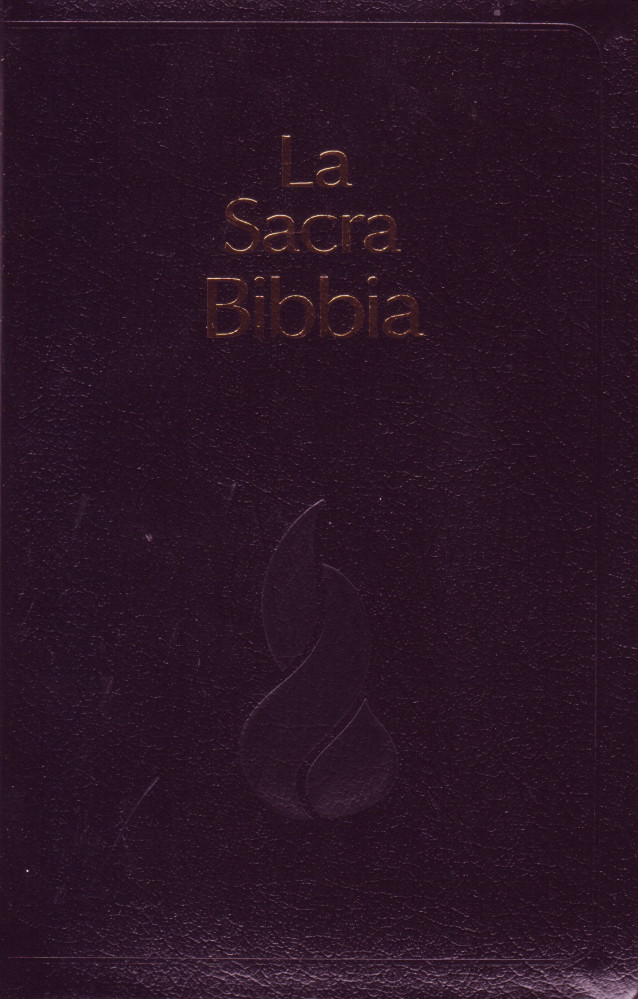 ITALIEN, BIBLE N.R. FIBRO NOIR, ONGLETS, TR. OR
