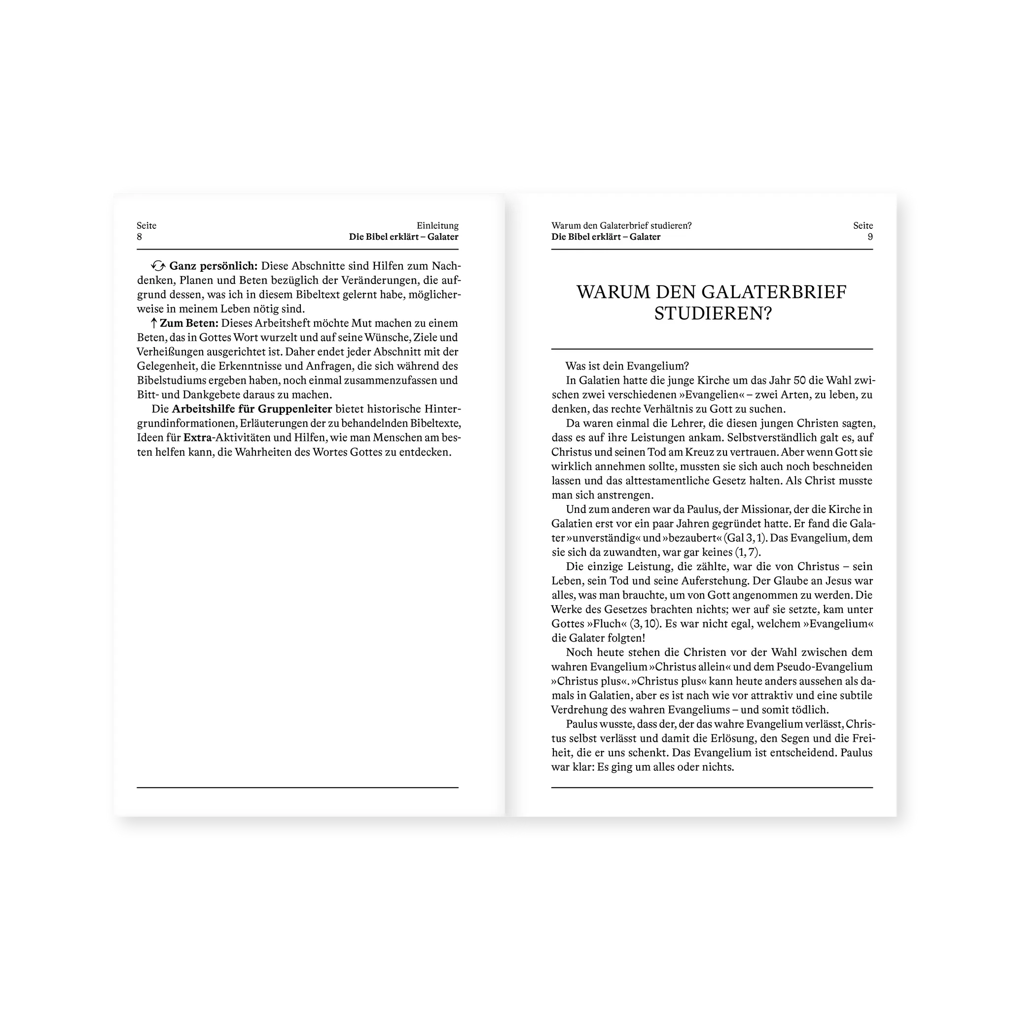 Galater (Arbeitsheft) - Reihe: Die Bibel erklärt
