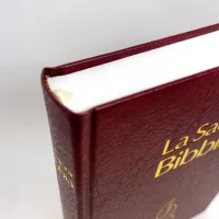 Italien, Bible NR d'étude à parallèles - rigide, grenat